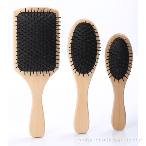 Hair Brush for Fine Hair Wood Hair Comb Brush With Bamboo Bristles Factory